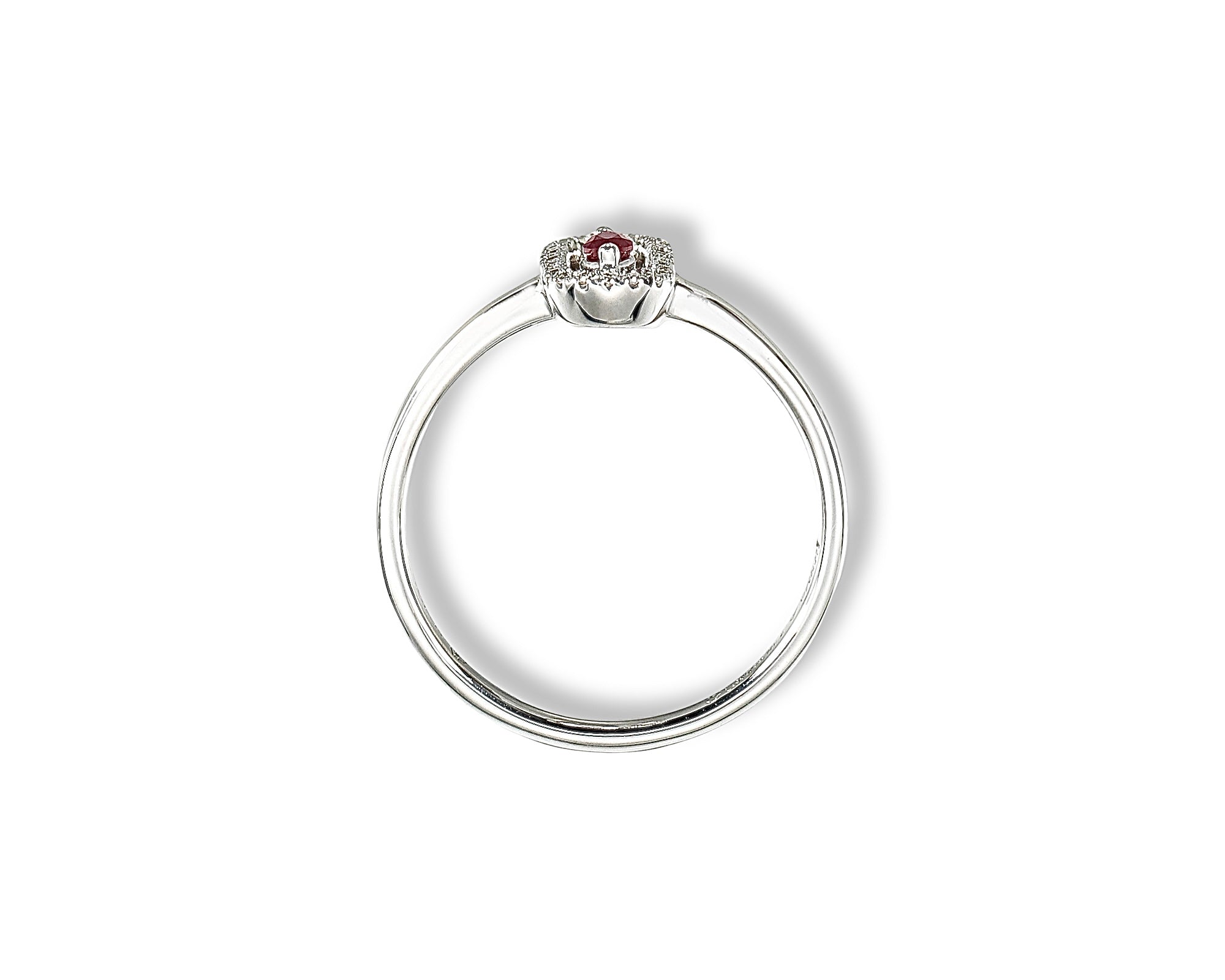 Mini Ruby Oval Ring