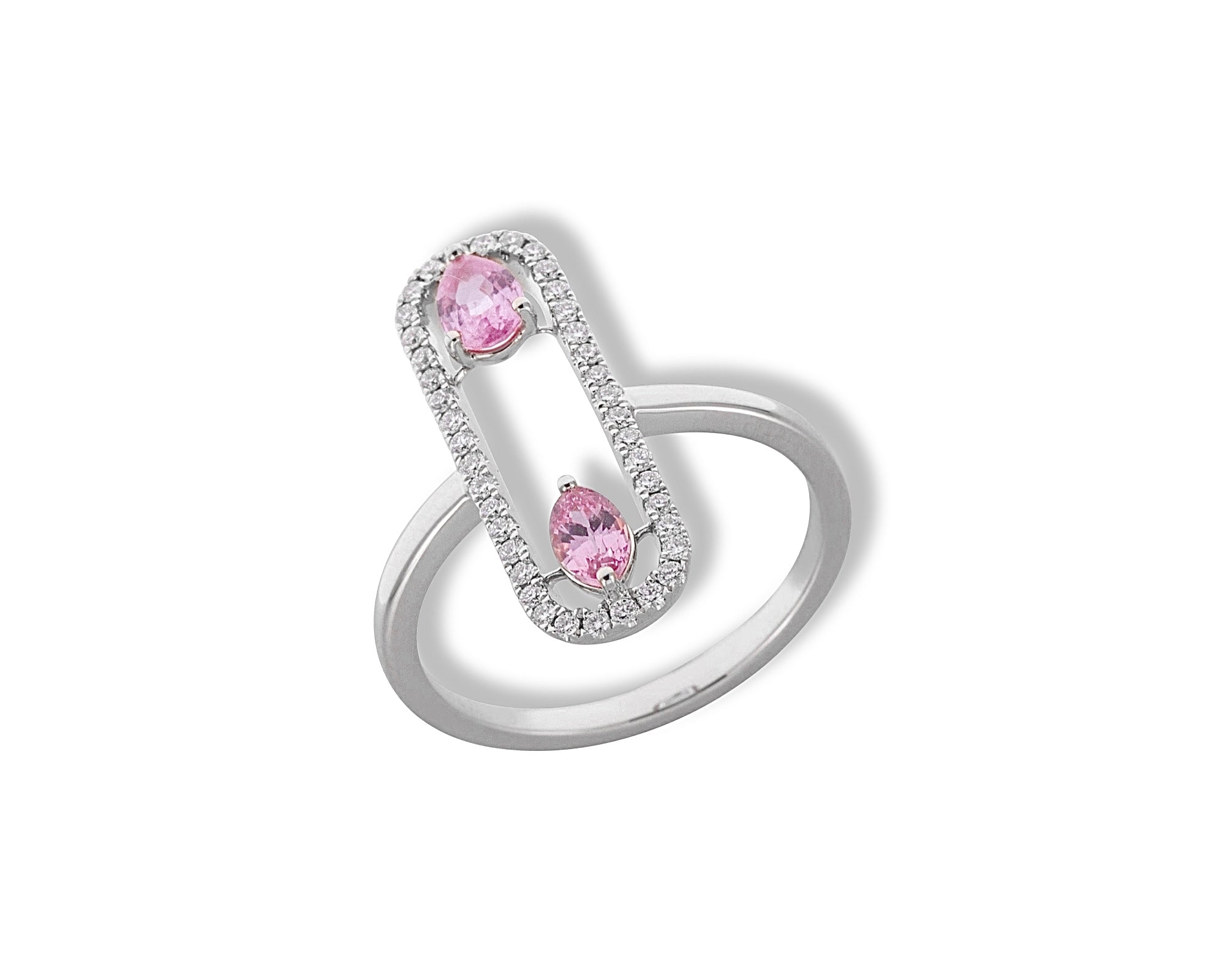 Pink Oval Ring