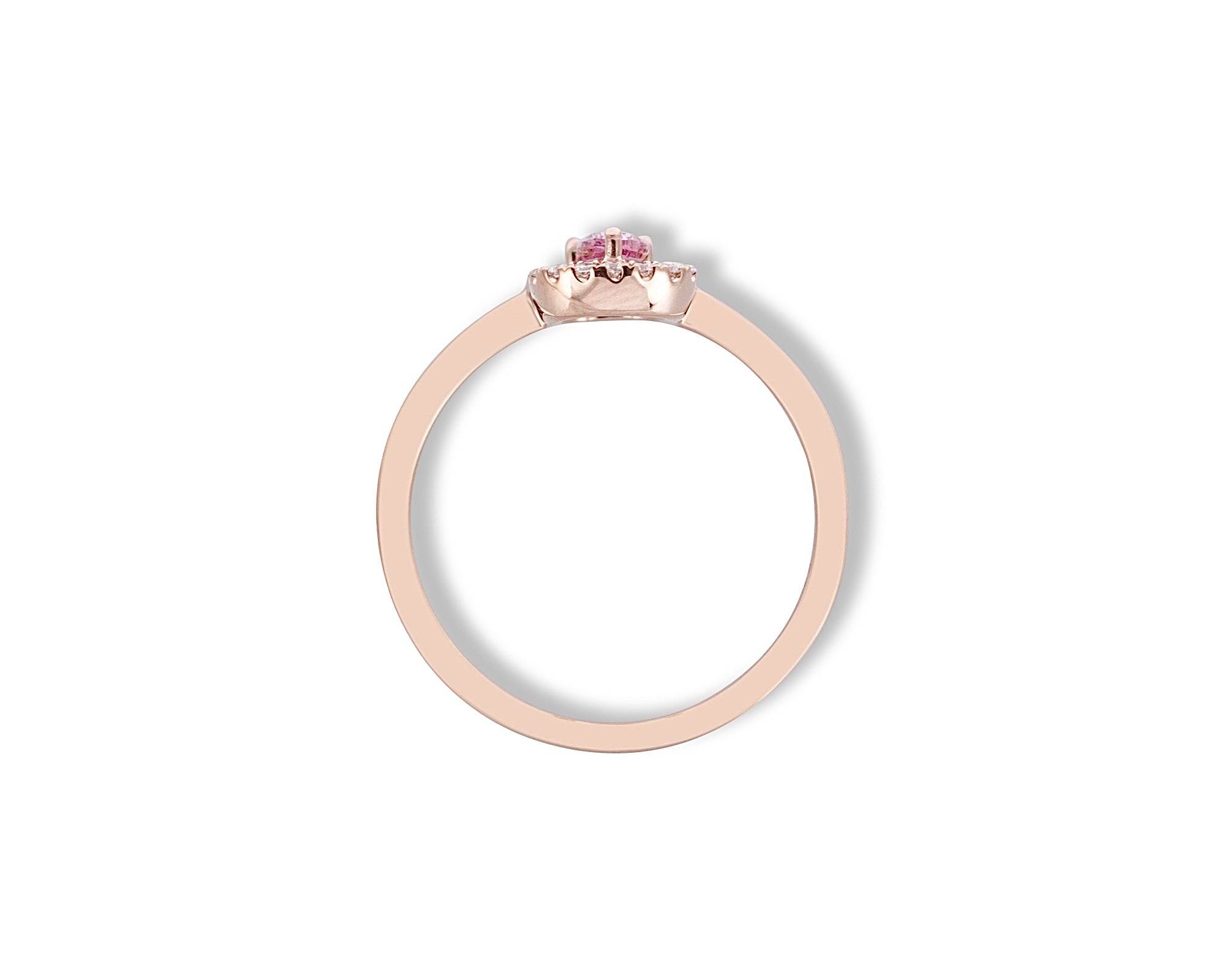 Pink Oval Ring