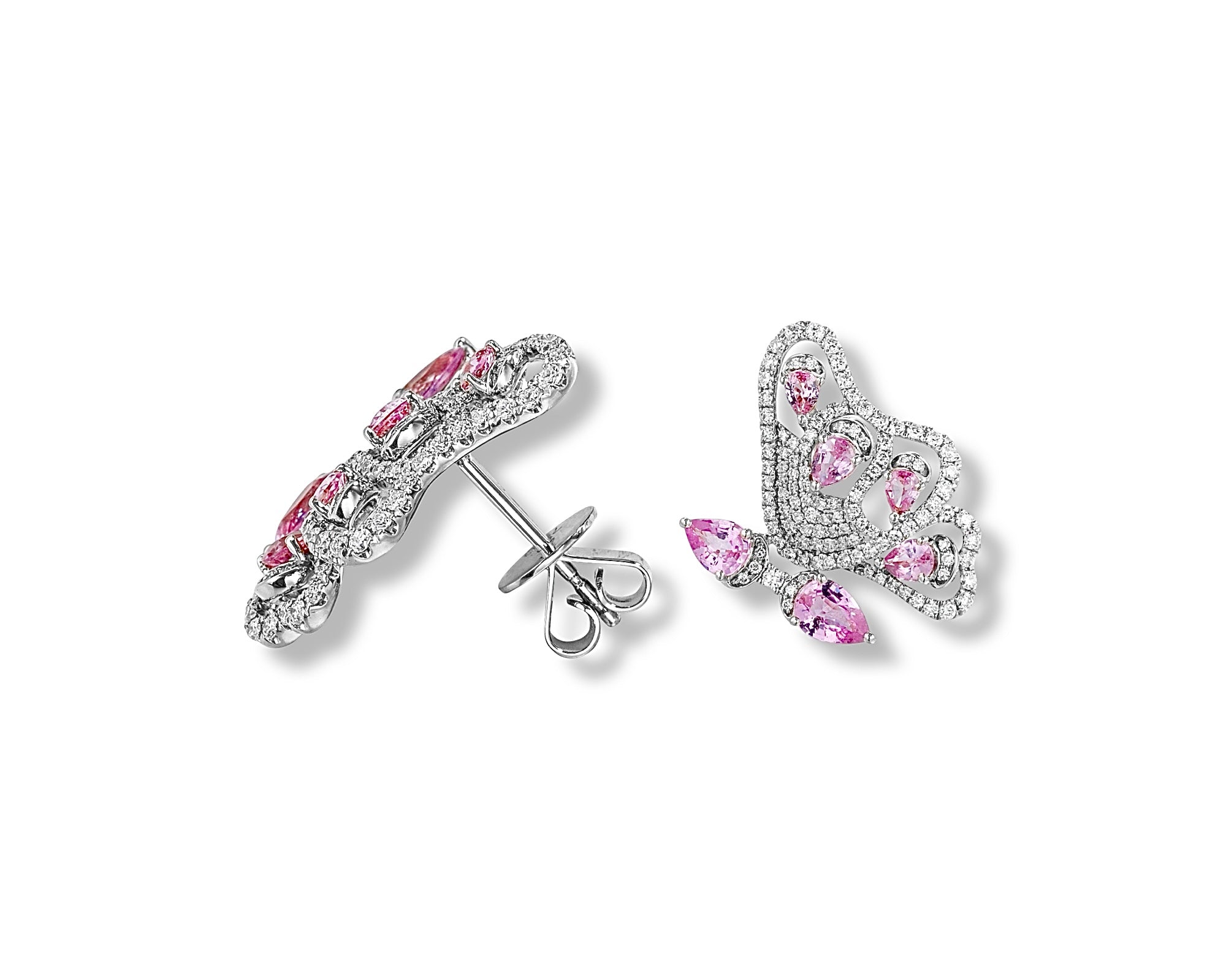 Pink Enchanted Butterfly Earring