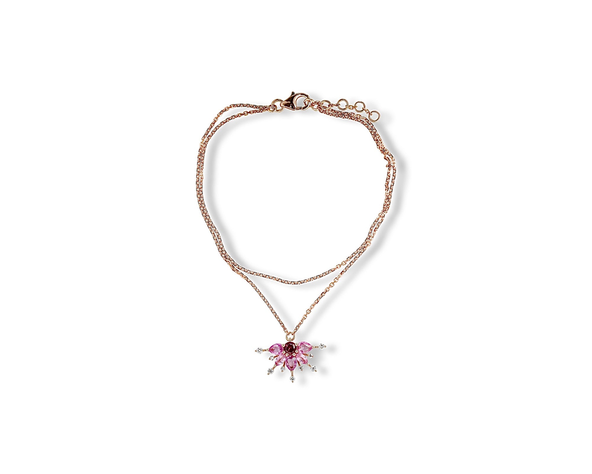 Single Pink Starburst Bracelet