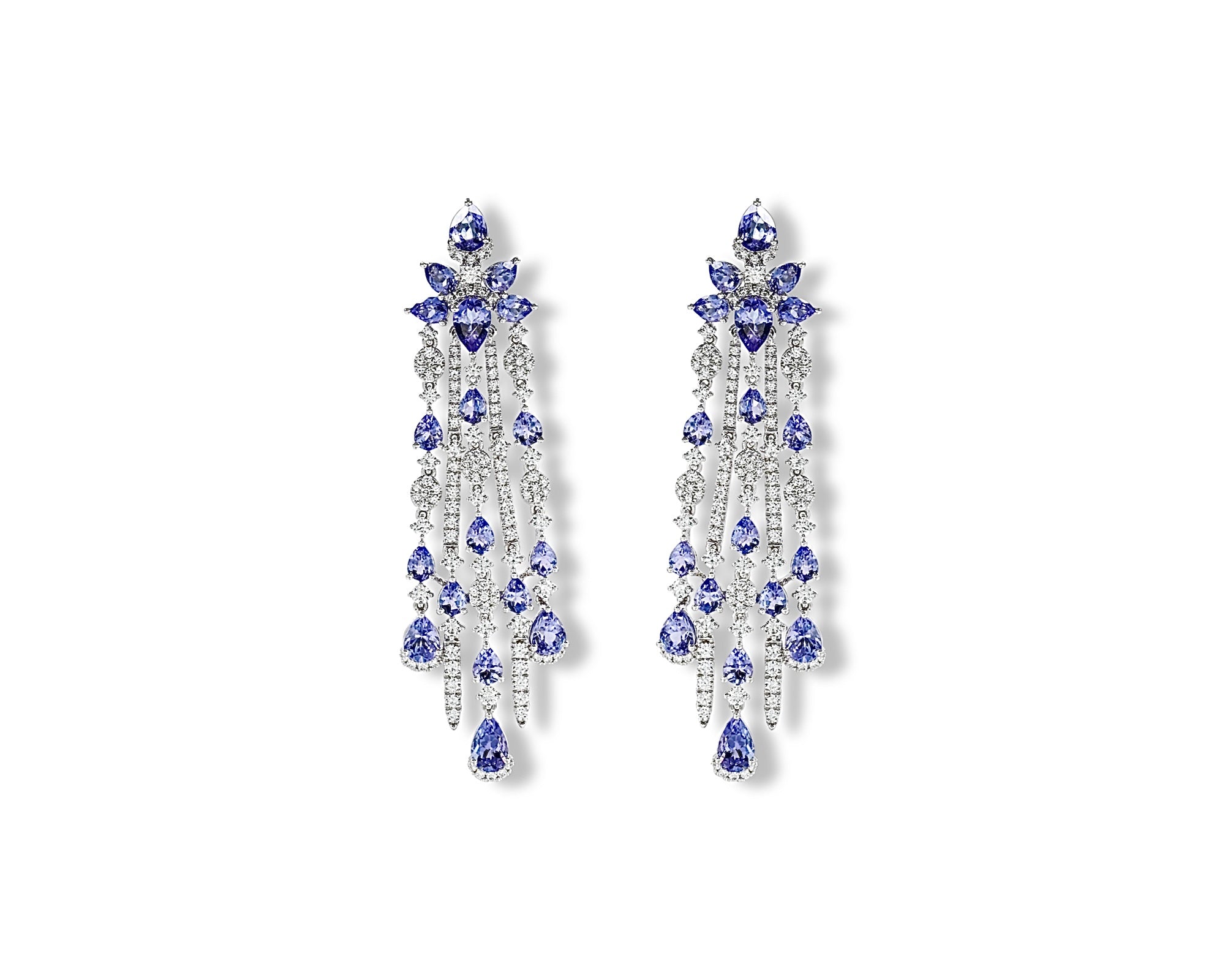 Enchanted Firefly Tanzanite Long Earring