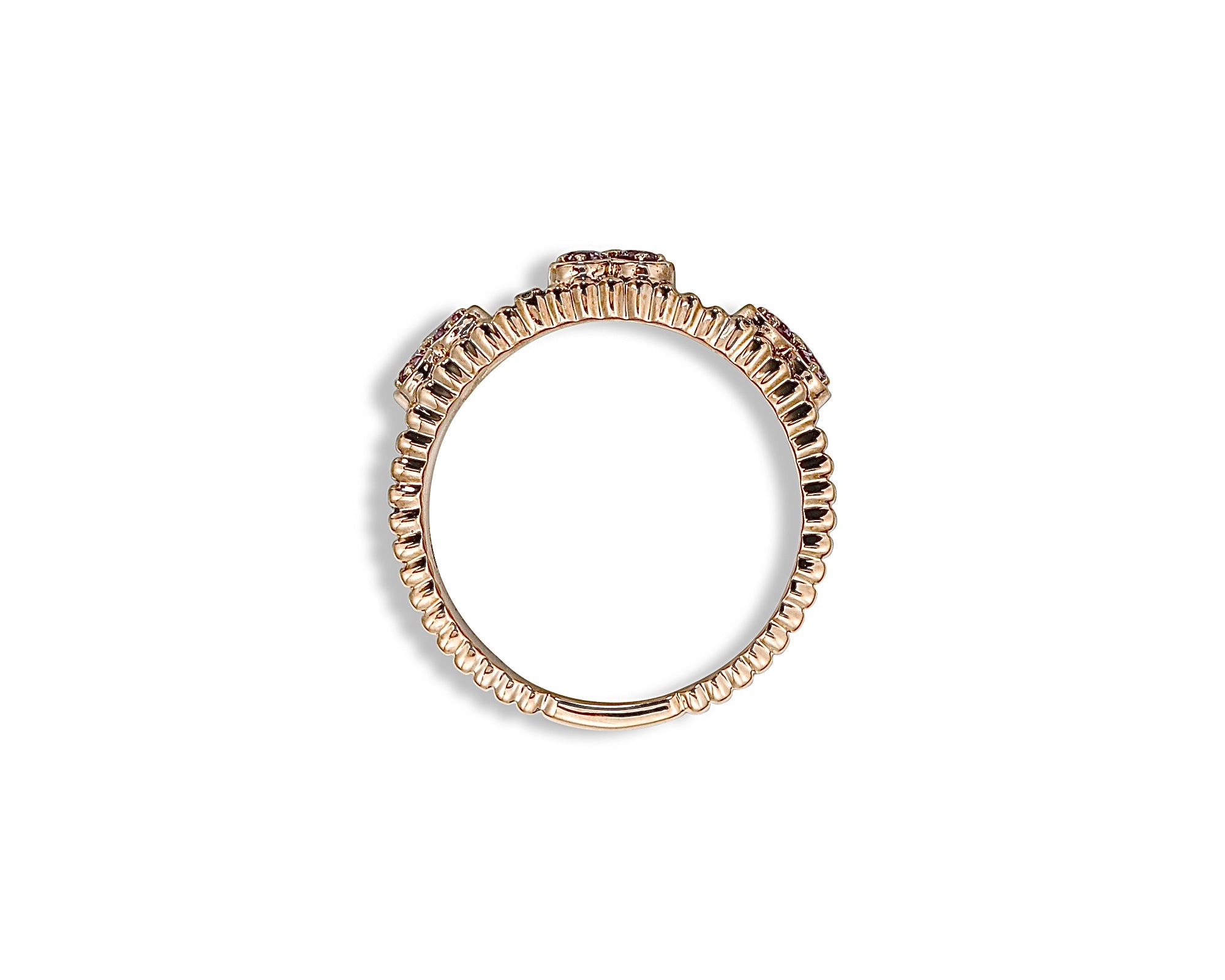 Mini Pink Heart Cigar Ring