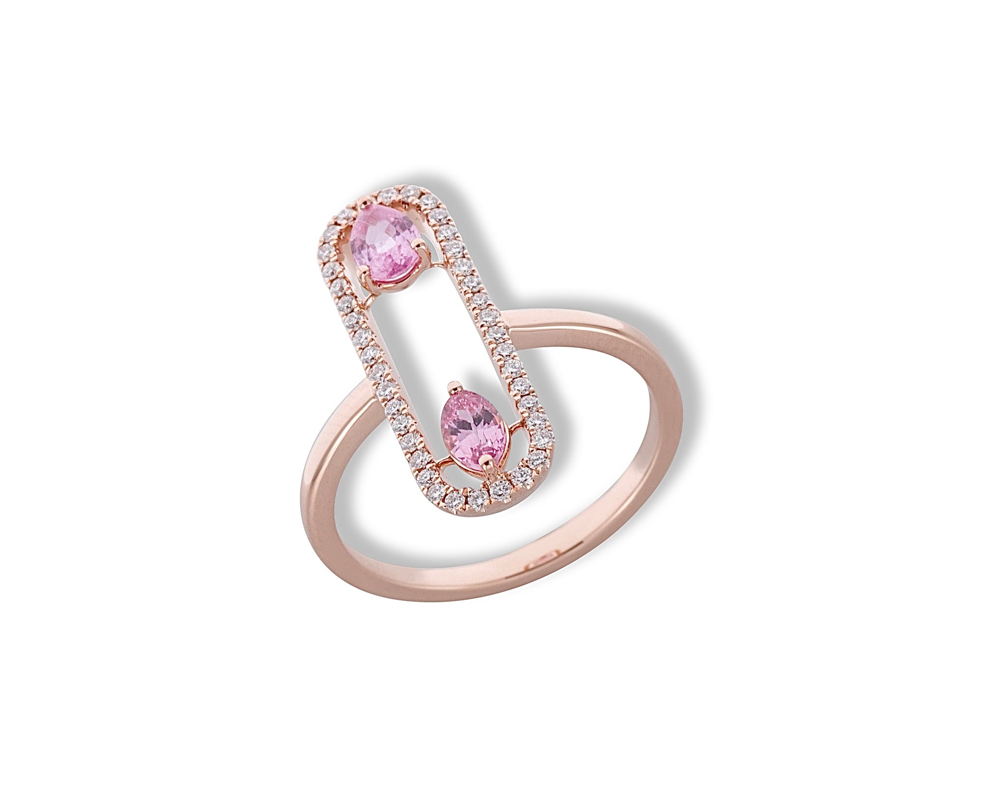 Pink Oval Ring