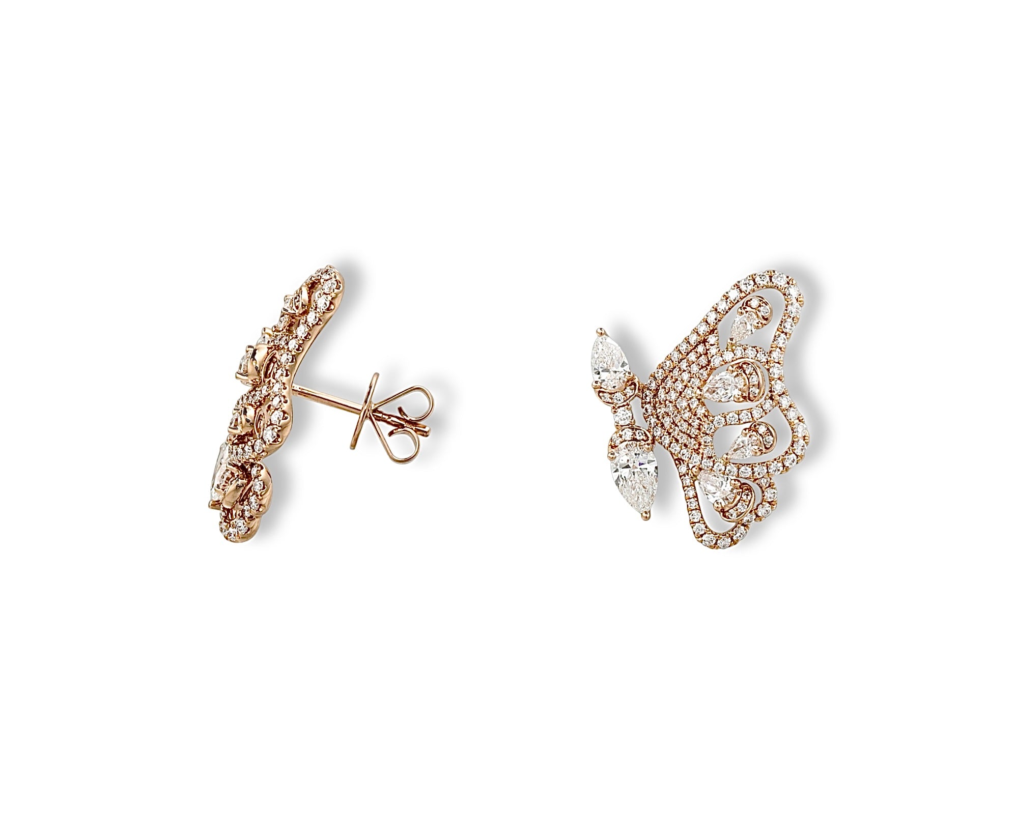 Diamond Enchanted Butterfly Earring