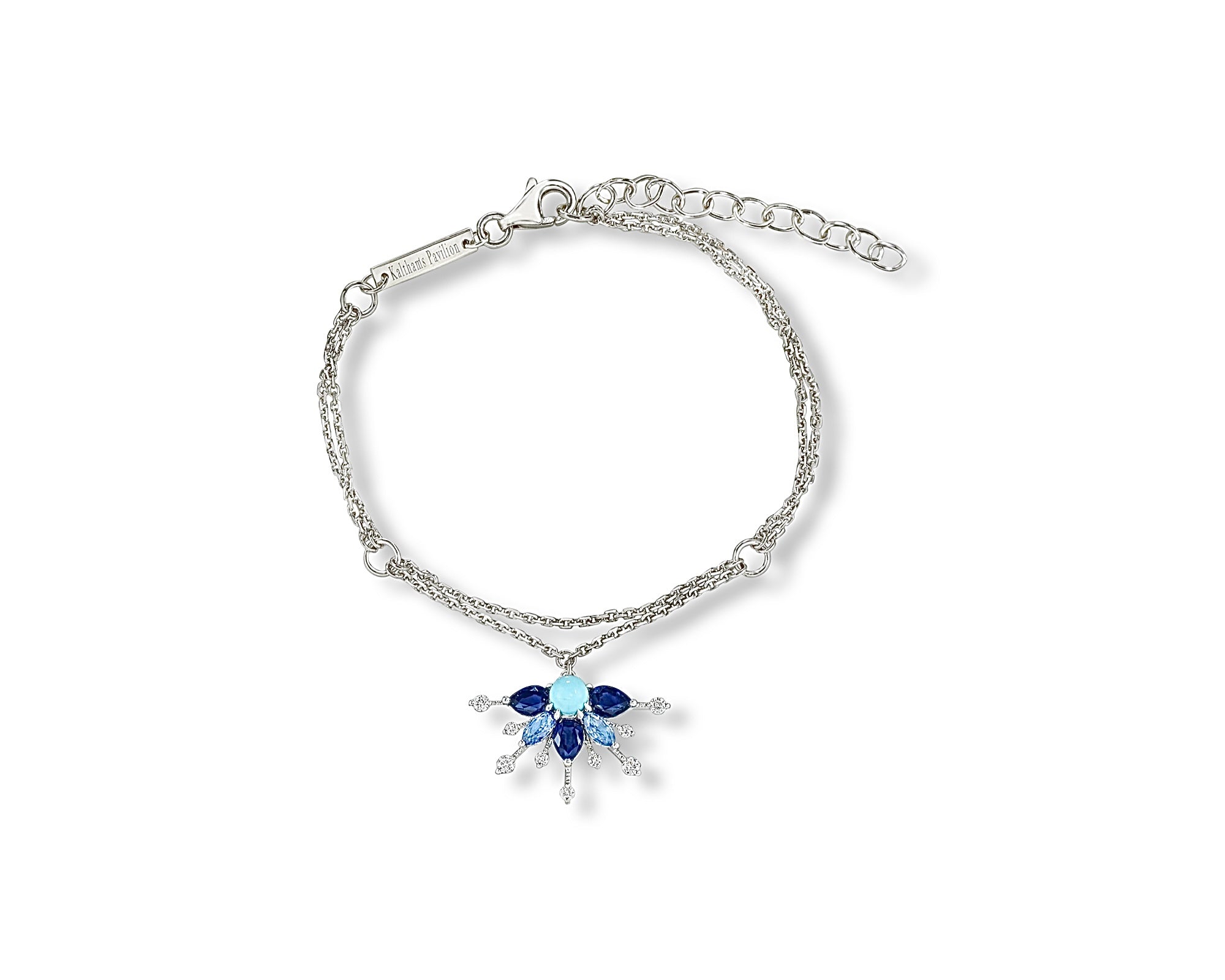 Single Blue Starburst Bracelet