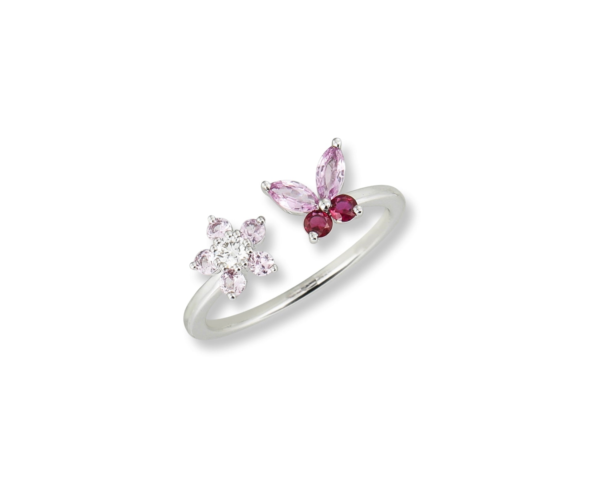 Butterfly Blossom Pinky Ring