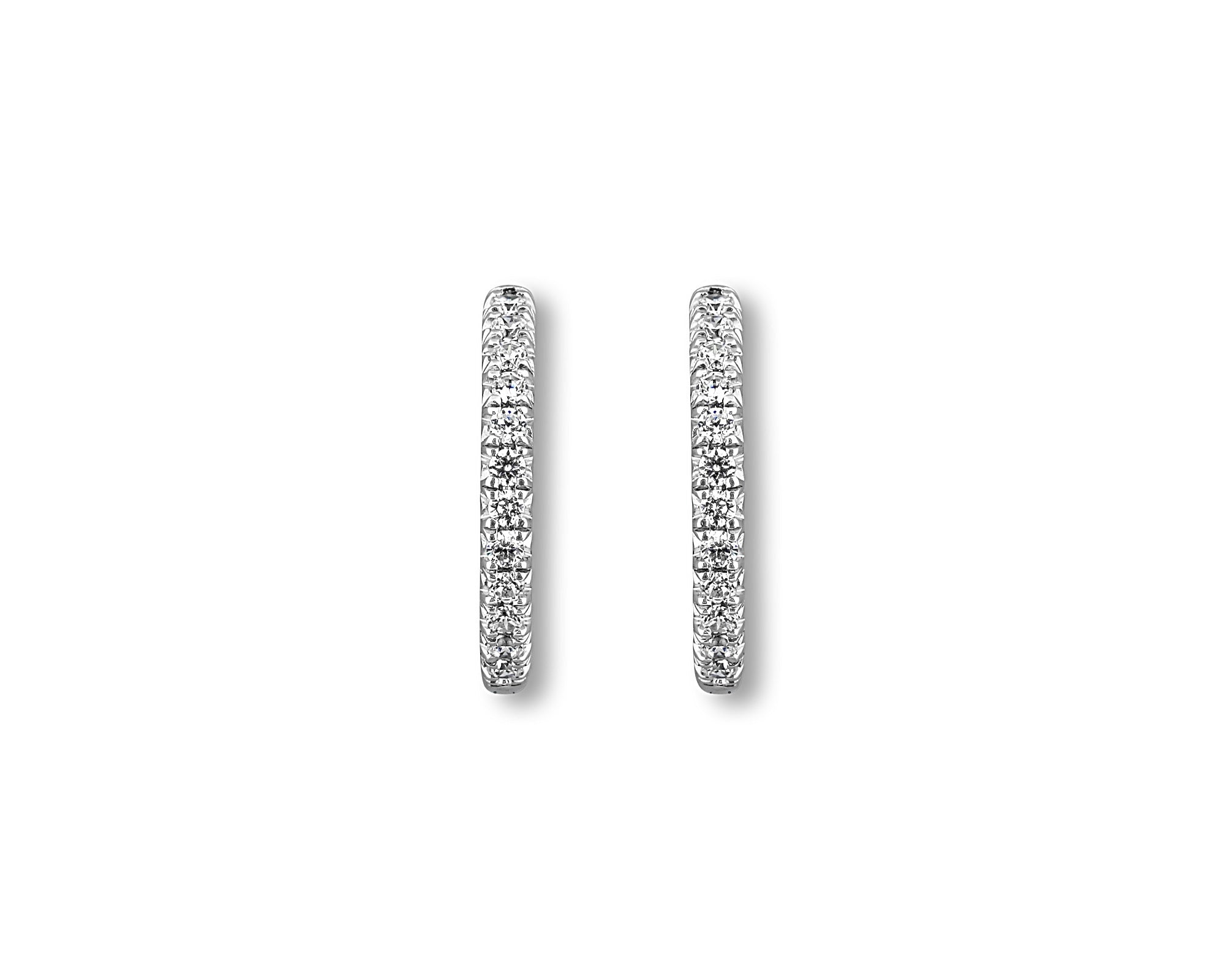 Diamond Hoops (Big)