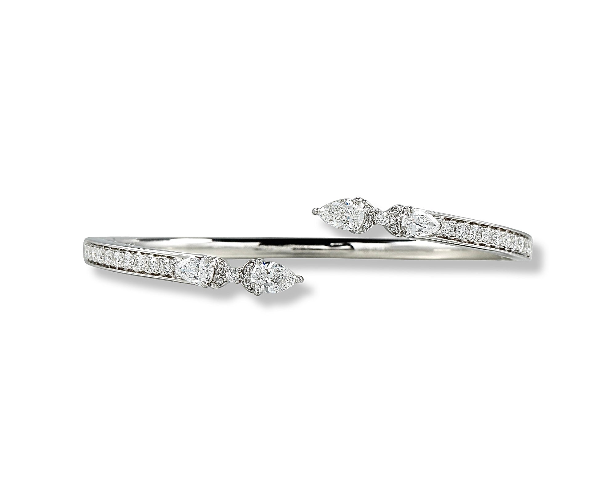 Diamond Butterfly Cross Bangle