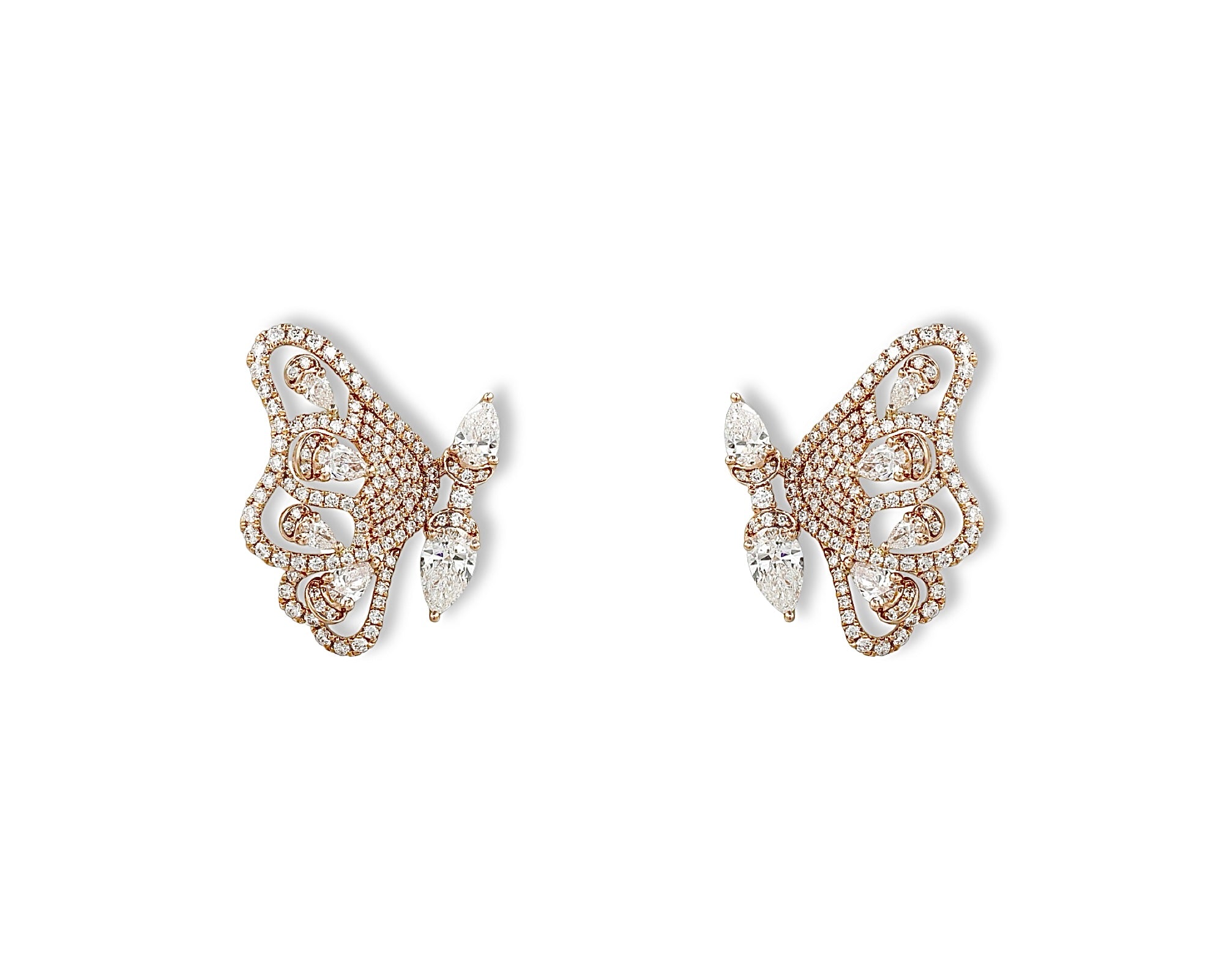 Diamond Enchanted Butterfly Earring