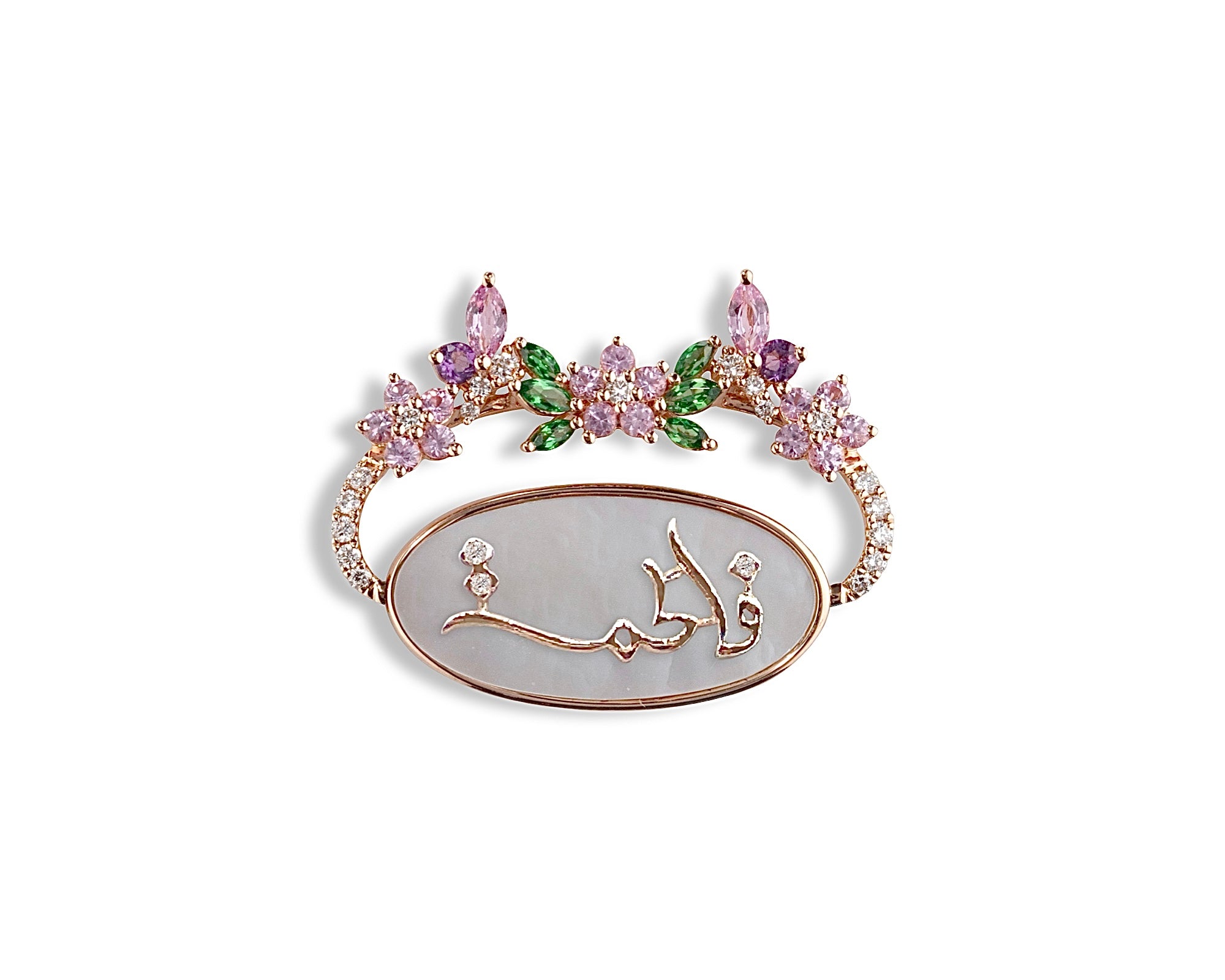 Mother of Pearl Necklace and Brooch