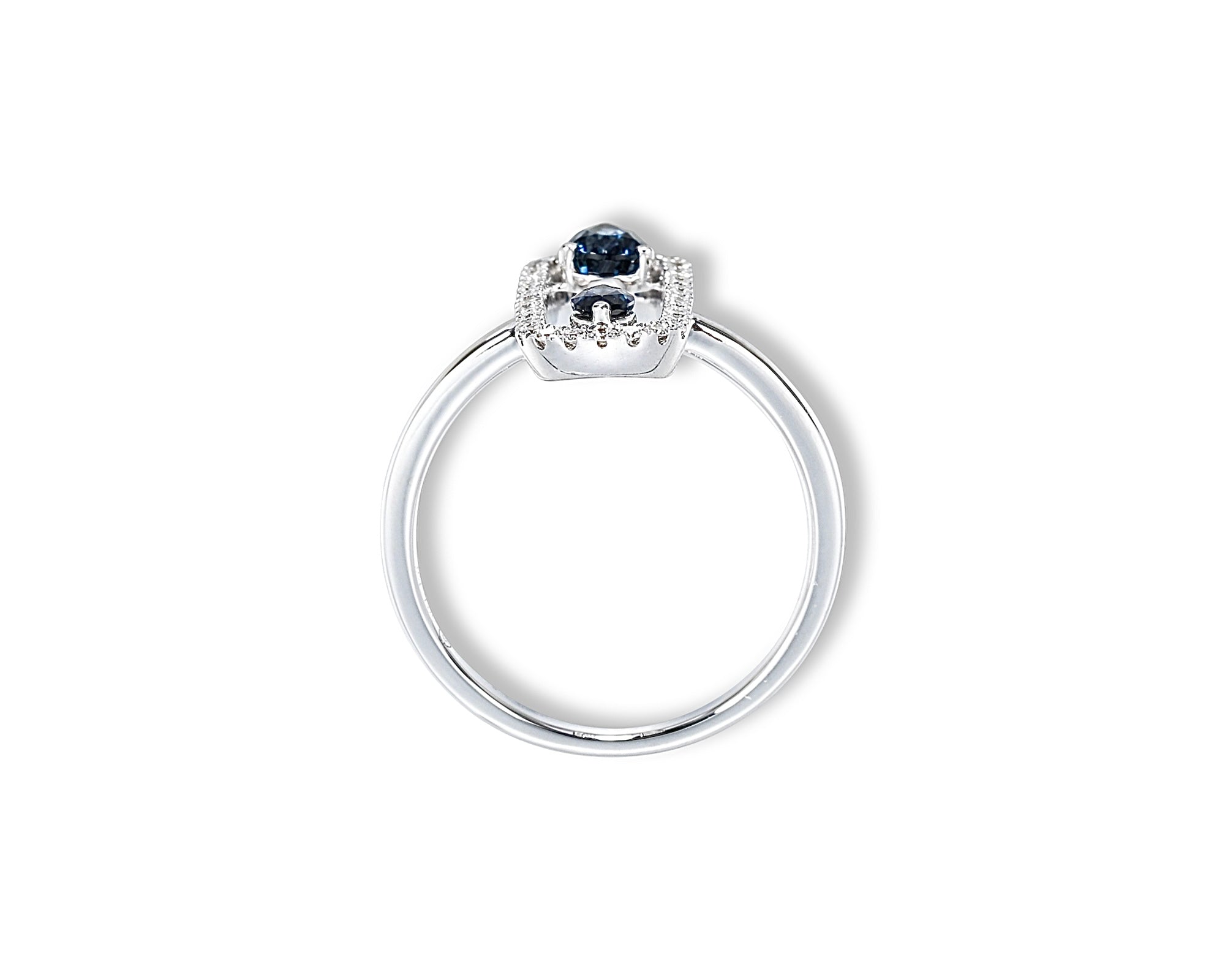 Blue Sapphire Oval Ring