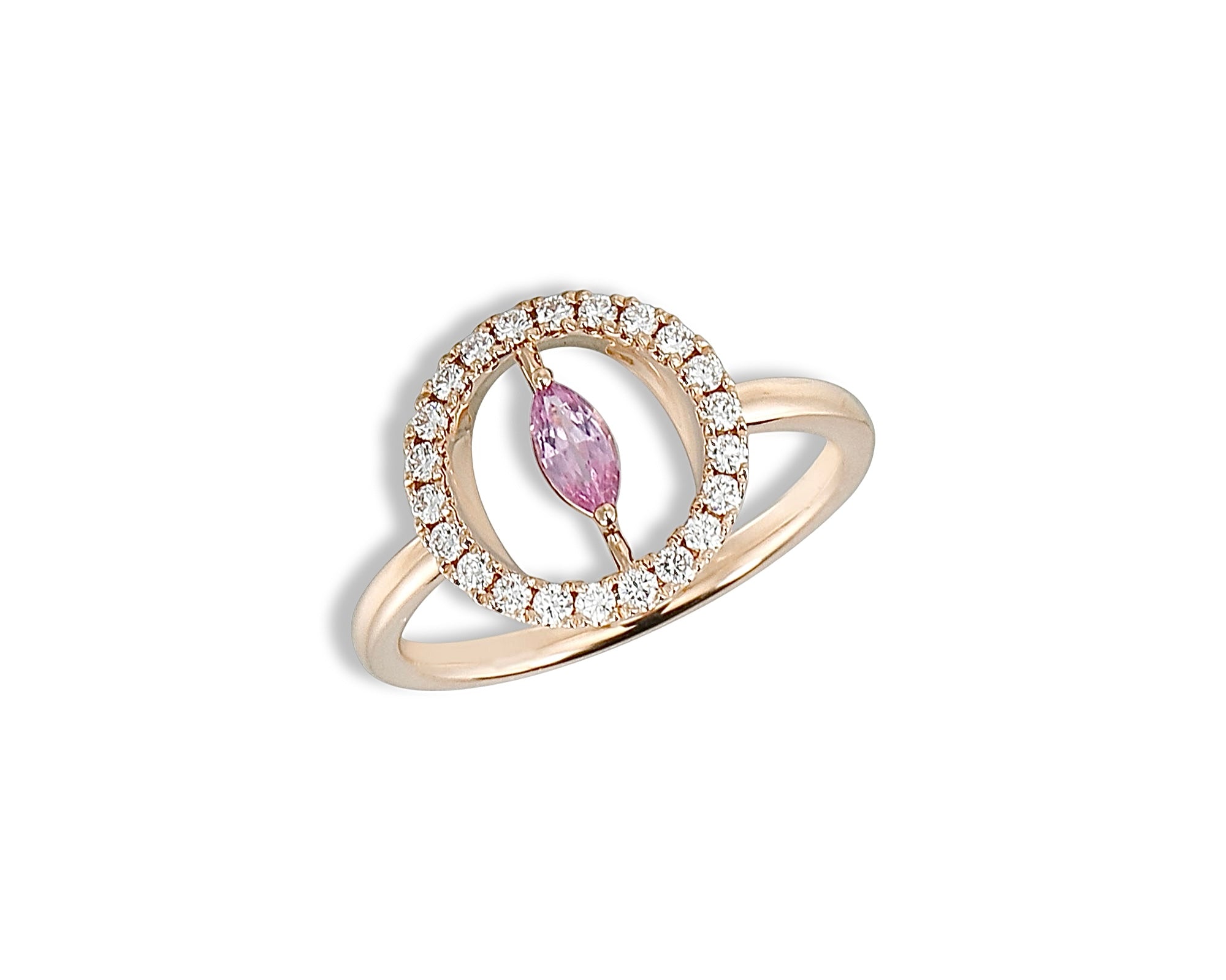 Pinky Pink Round Ring