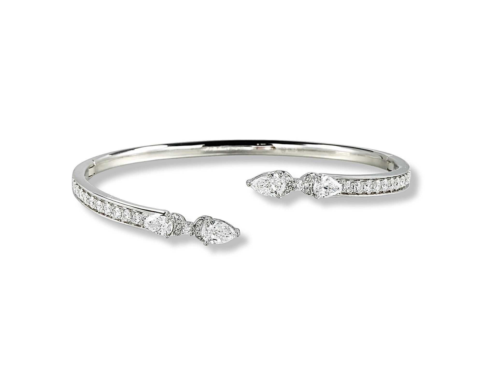 Diamond Butterfly Cross Bangle