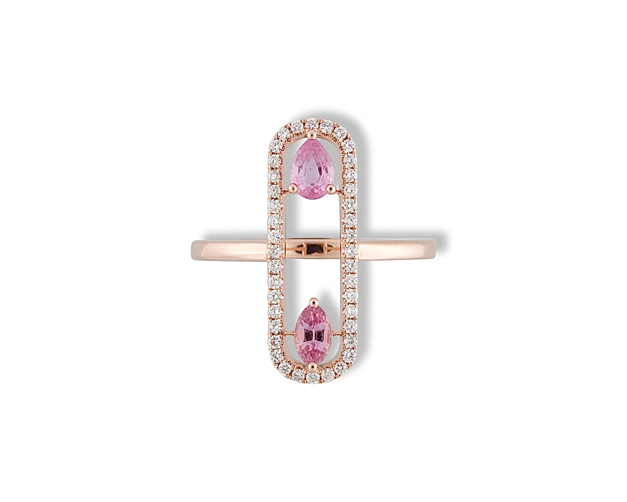 Pink Oval Ring