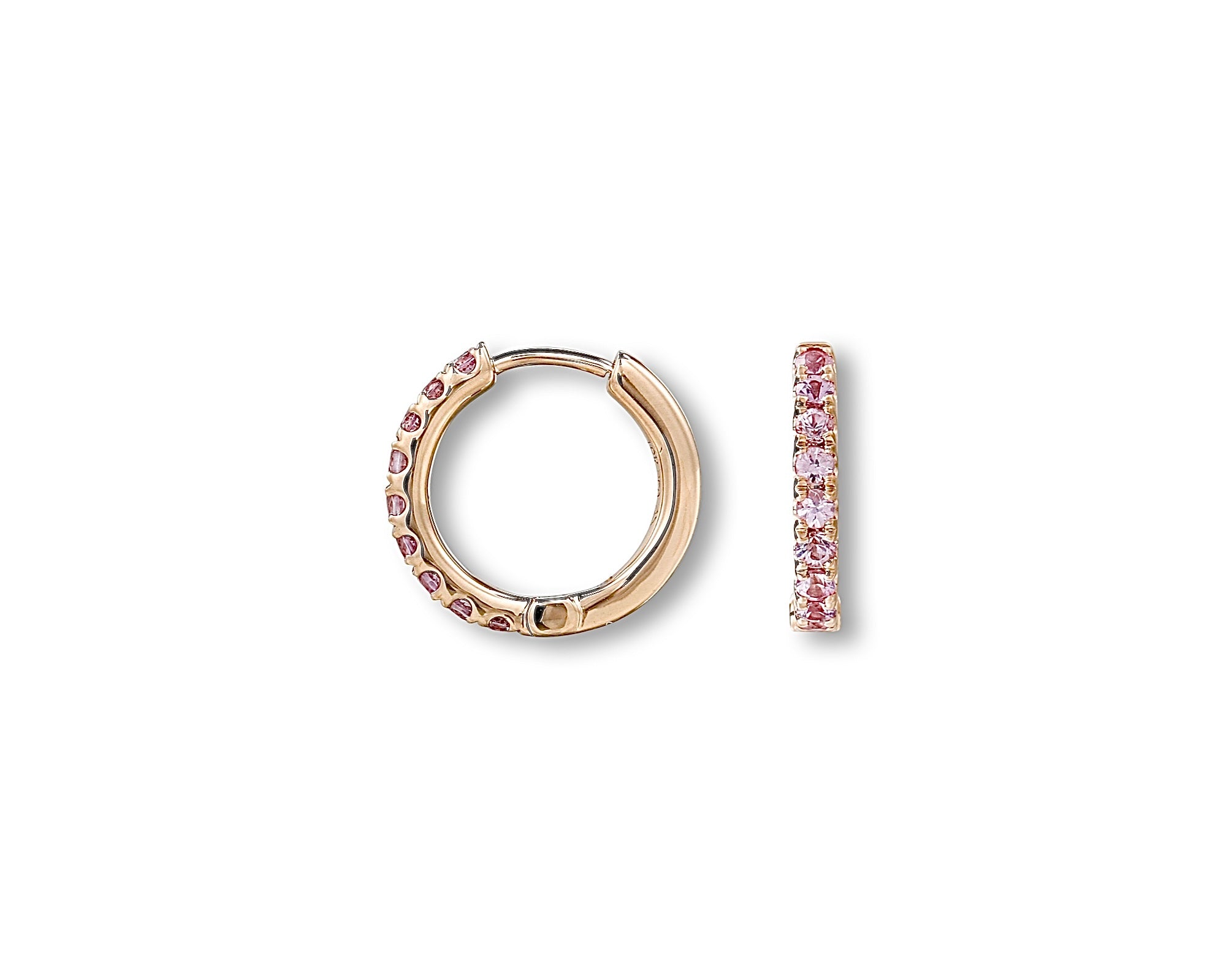 Pink Mini Hoops