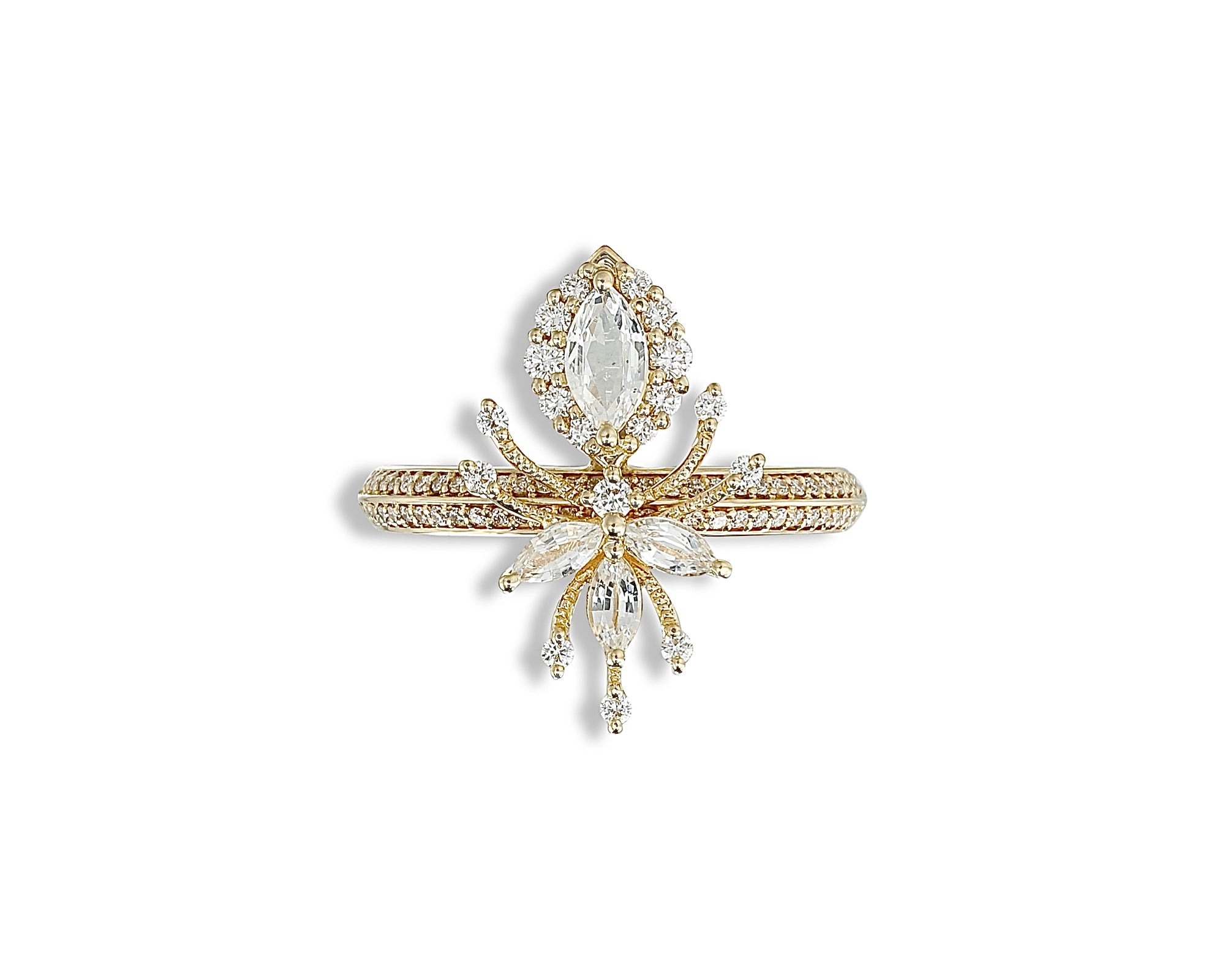 White Qataf Ring