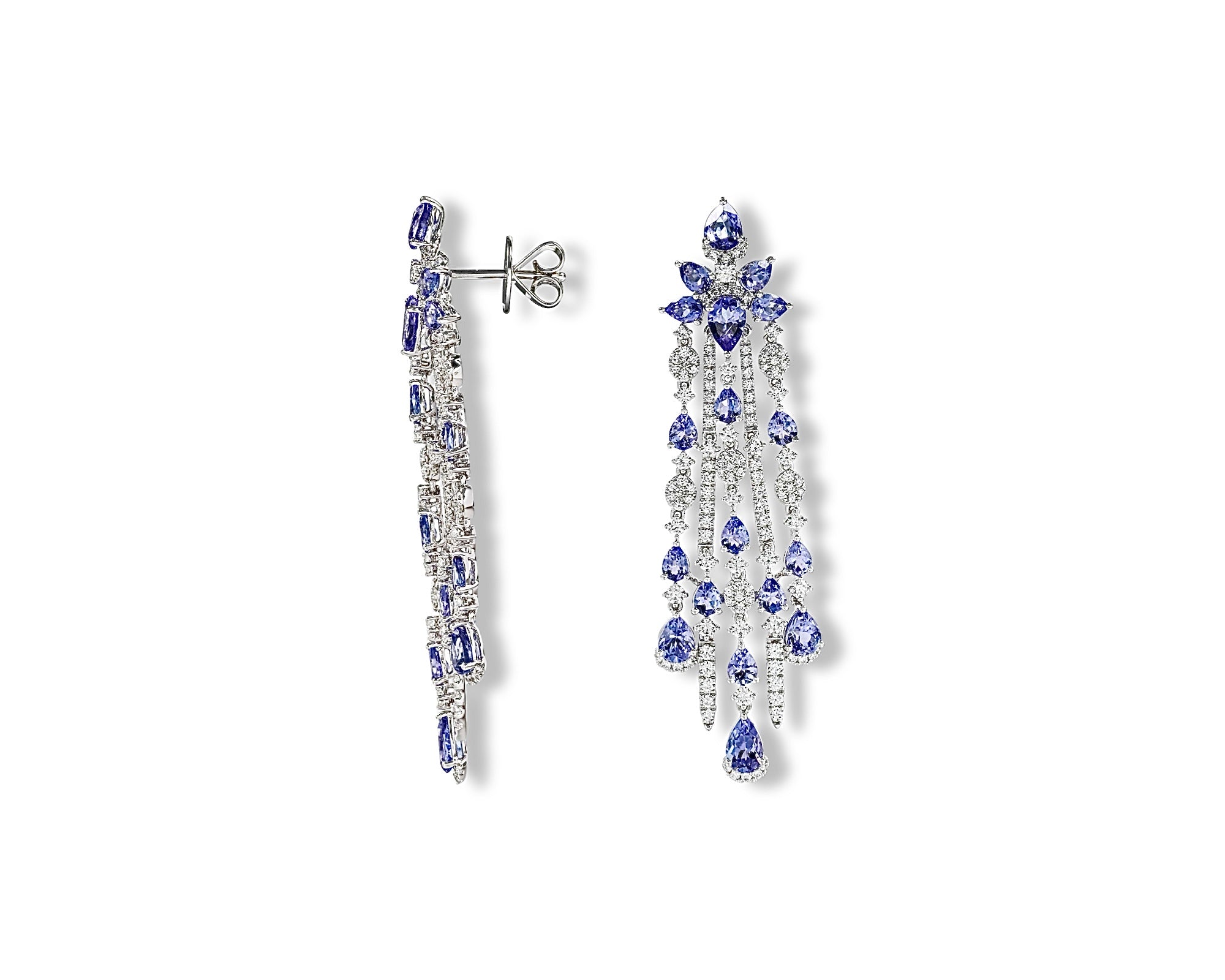 Enchanted Firefly Tanzanite Long Earring