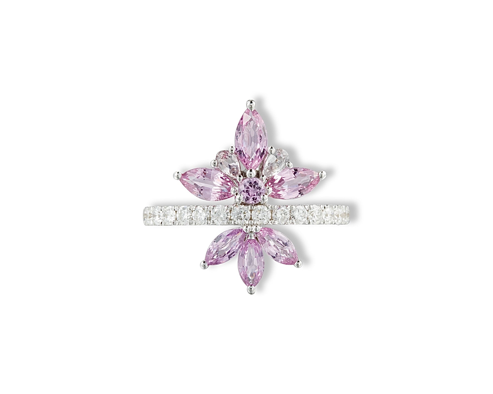 Pink Flower Ring (Standard)