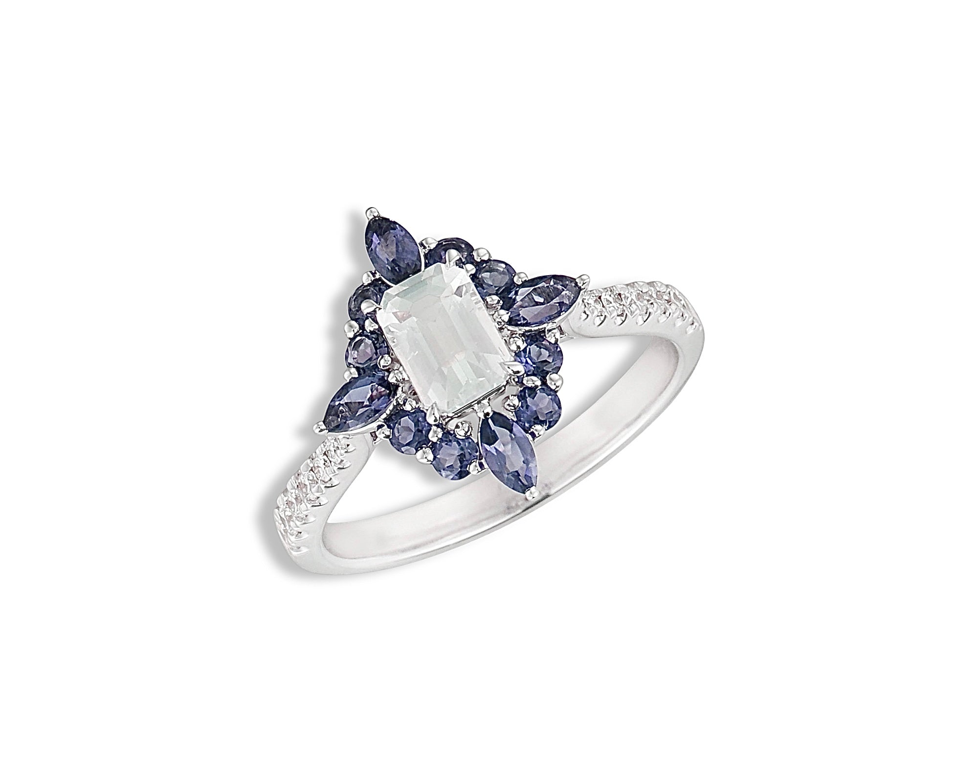 Tanzanite Moonstone Ring