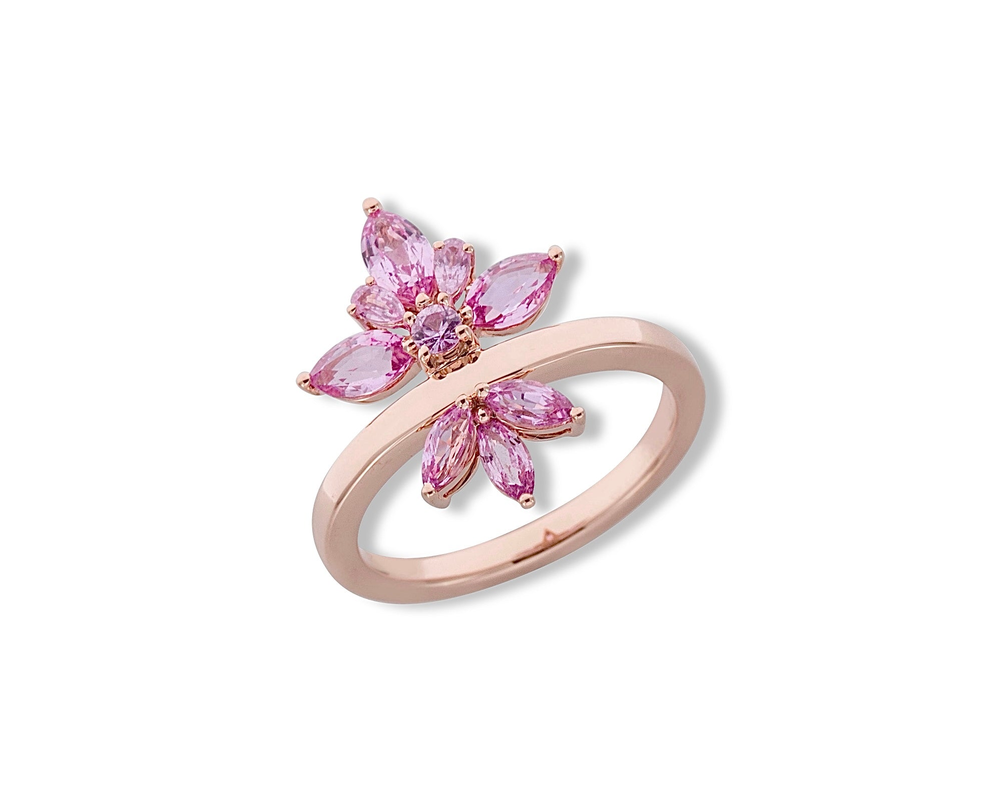 Pink Flower Ring (standard)