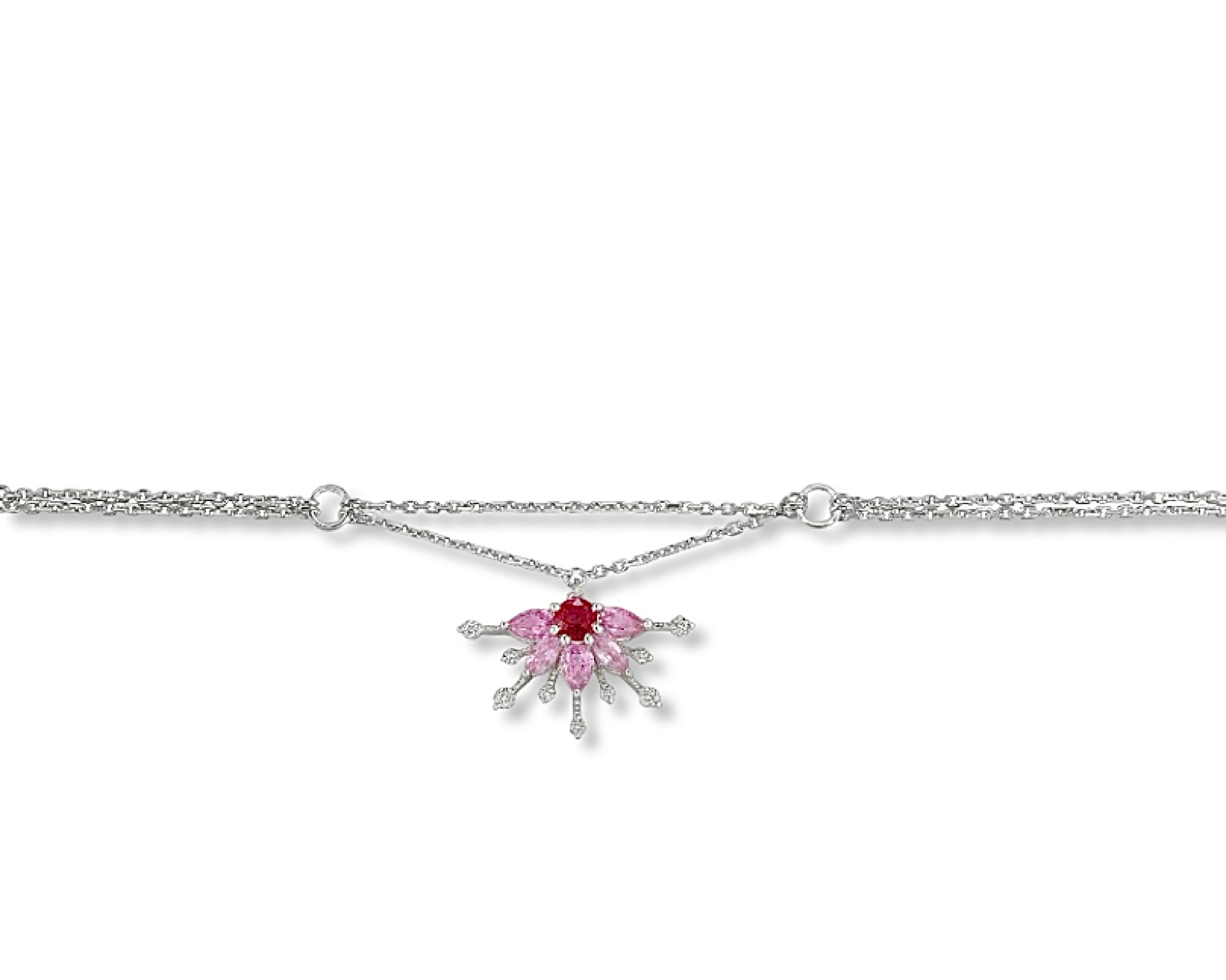 Single Pink Starburst Bracelet