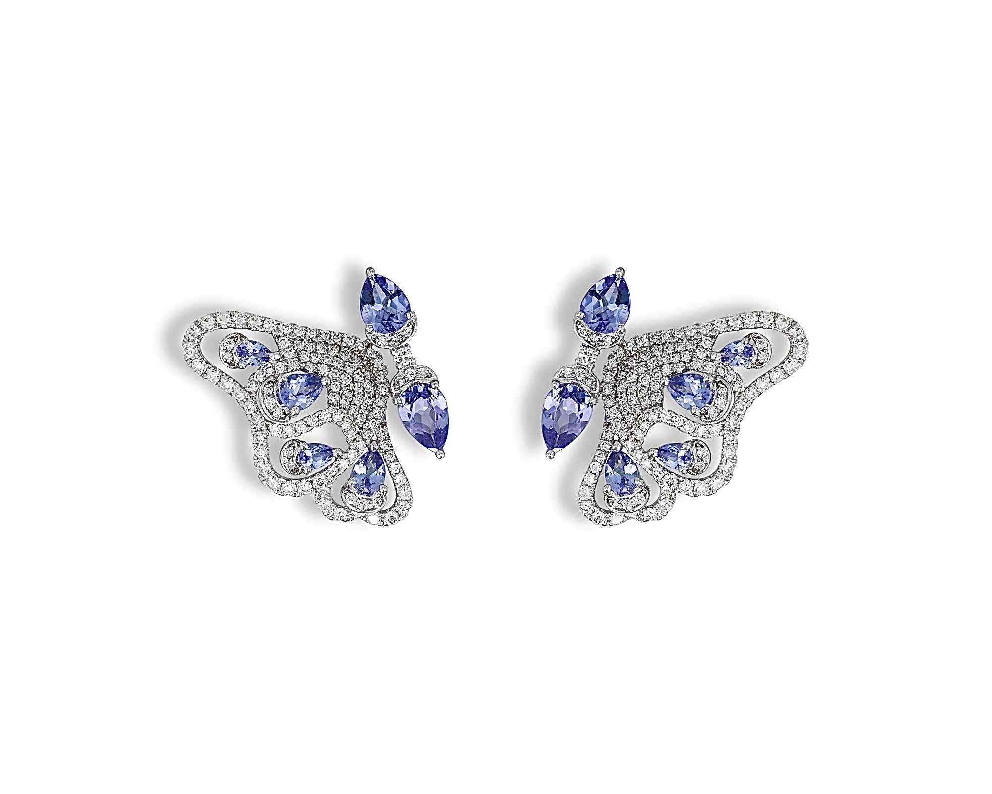 Tanzanite Enchanted Butterfly Earring