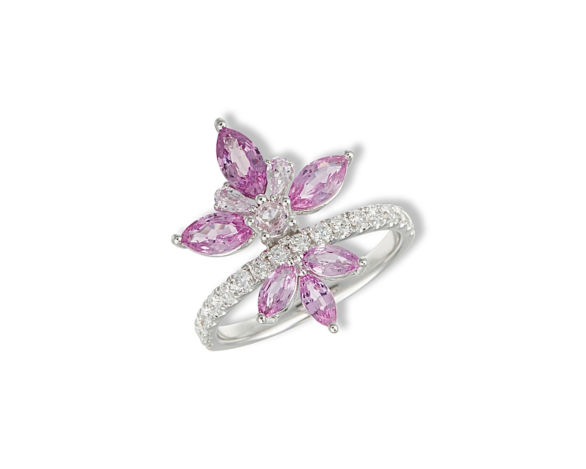 Pink Flower Ring (Large)