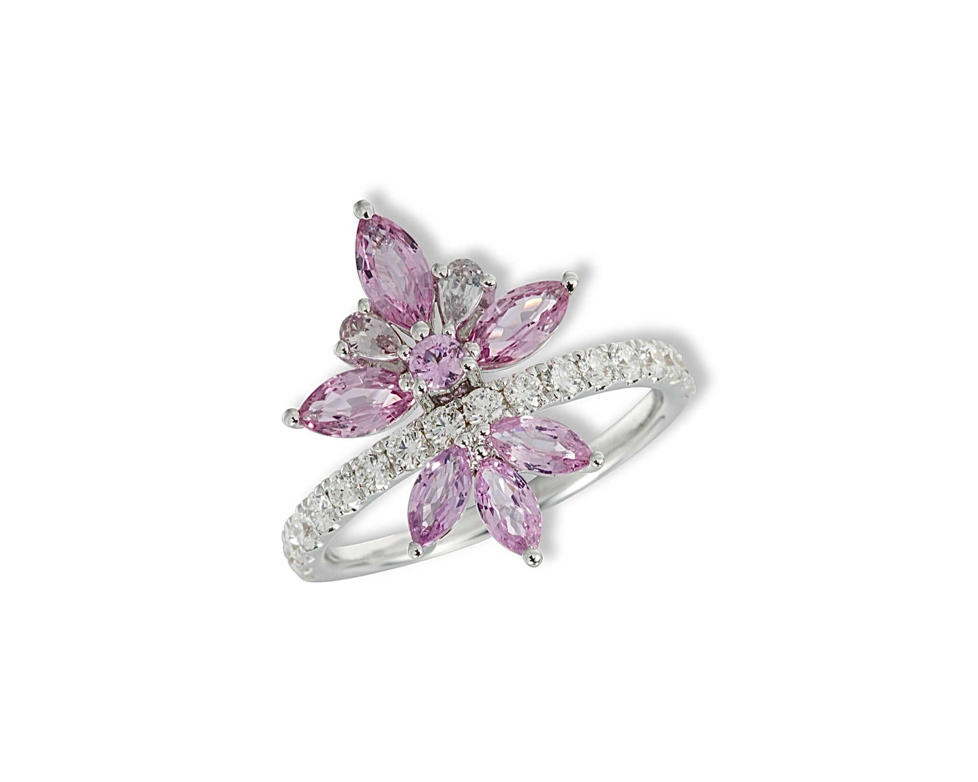 Pink Flower Ring (Standard)