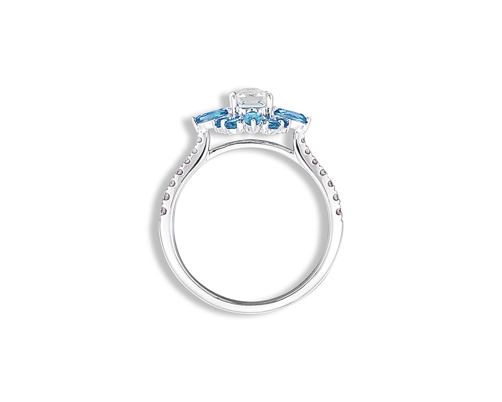 Topaz Moonstone Ring