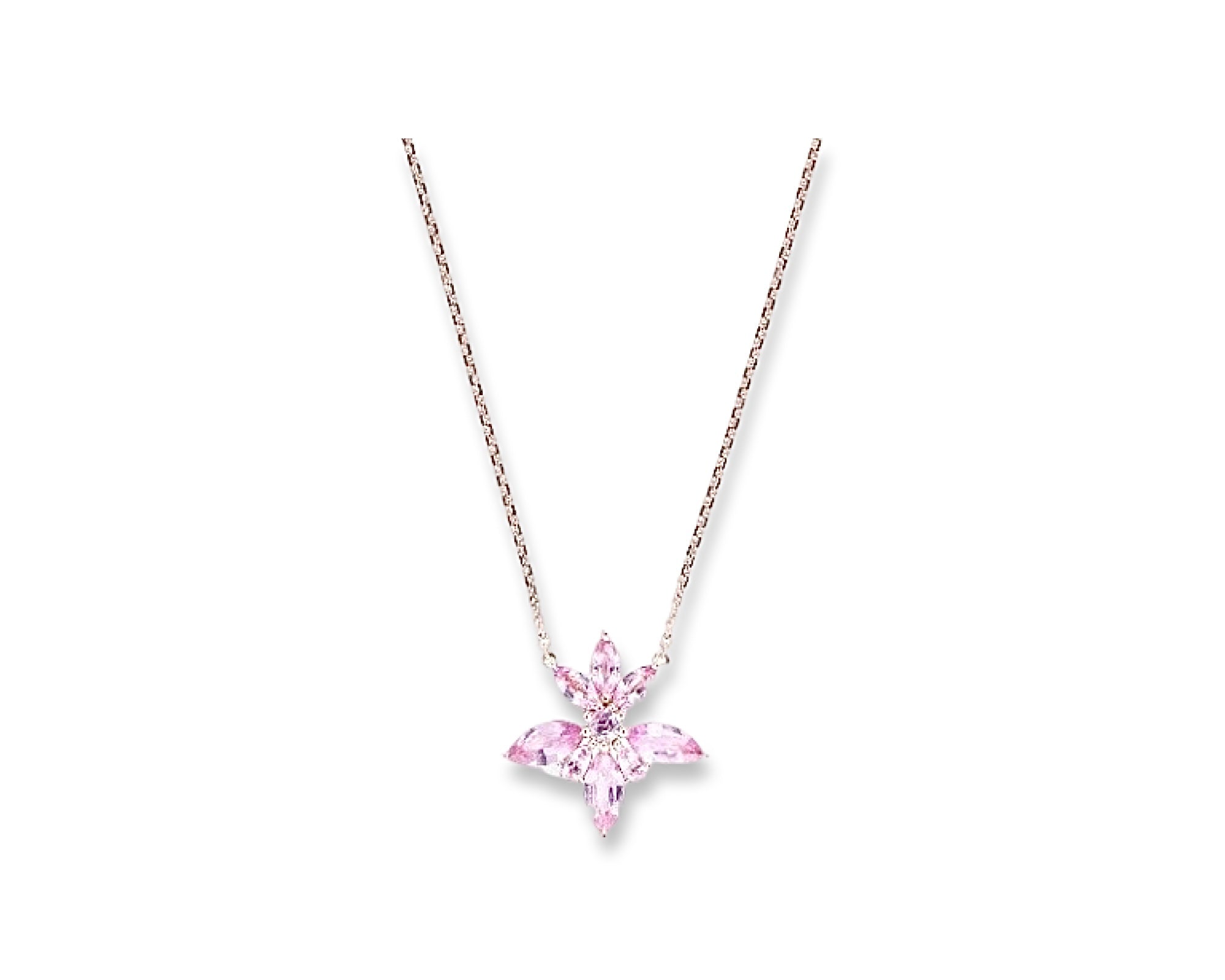 Pink Flower Necklace