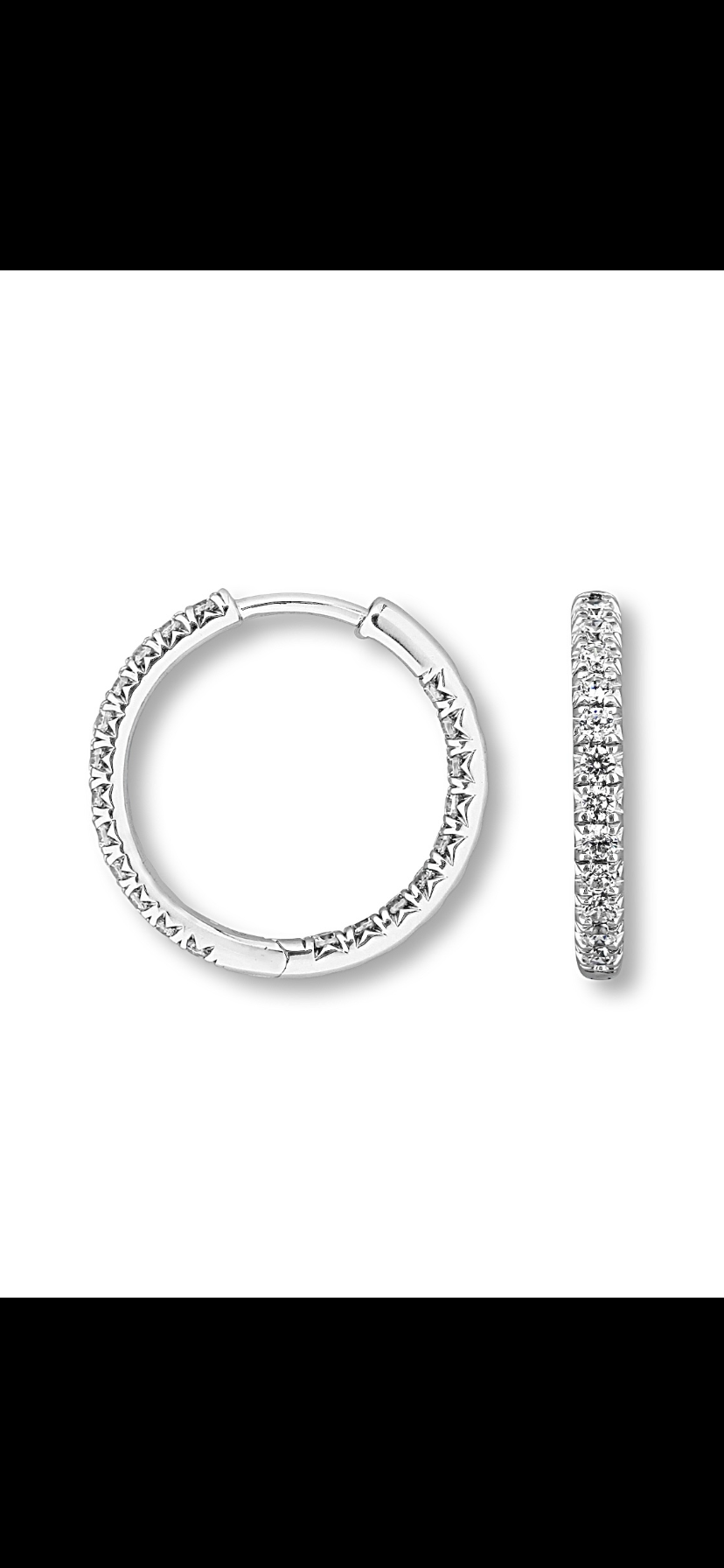 Diamond Hoops (Big)
