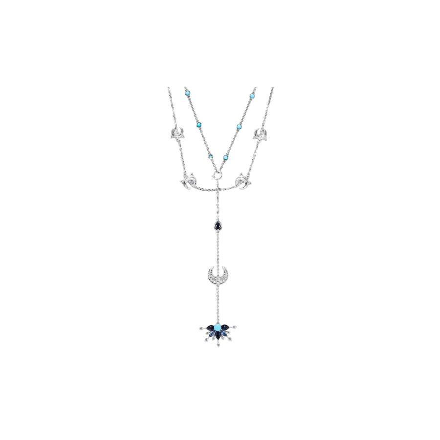 Twice in a Blue Moon Necklace