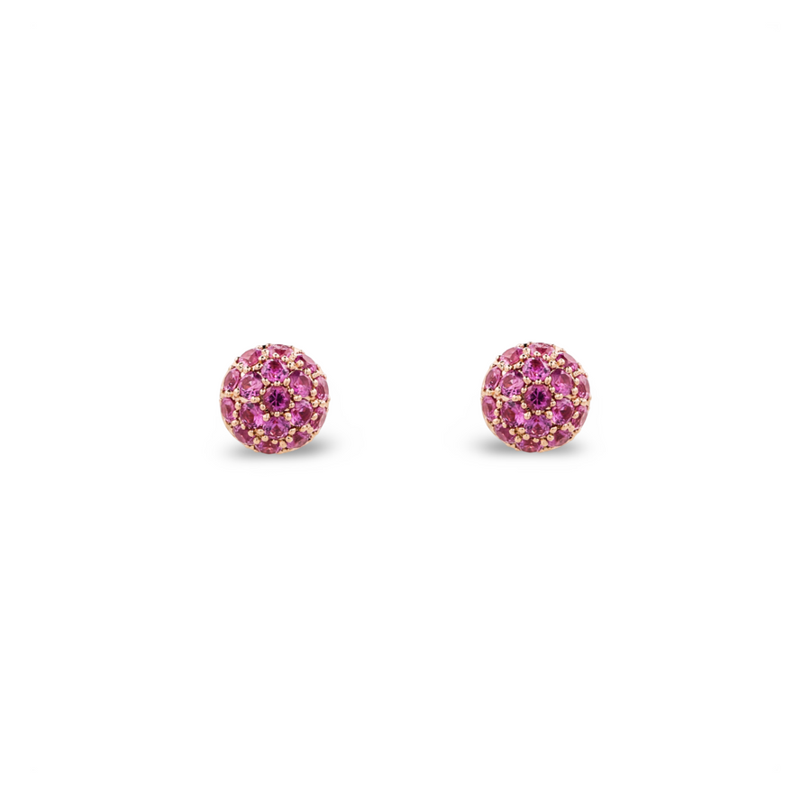 Pink Cluster Studs