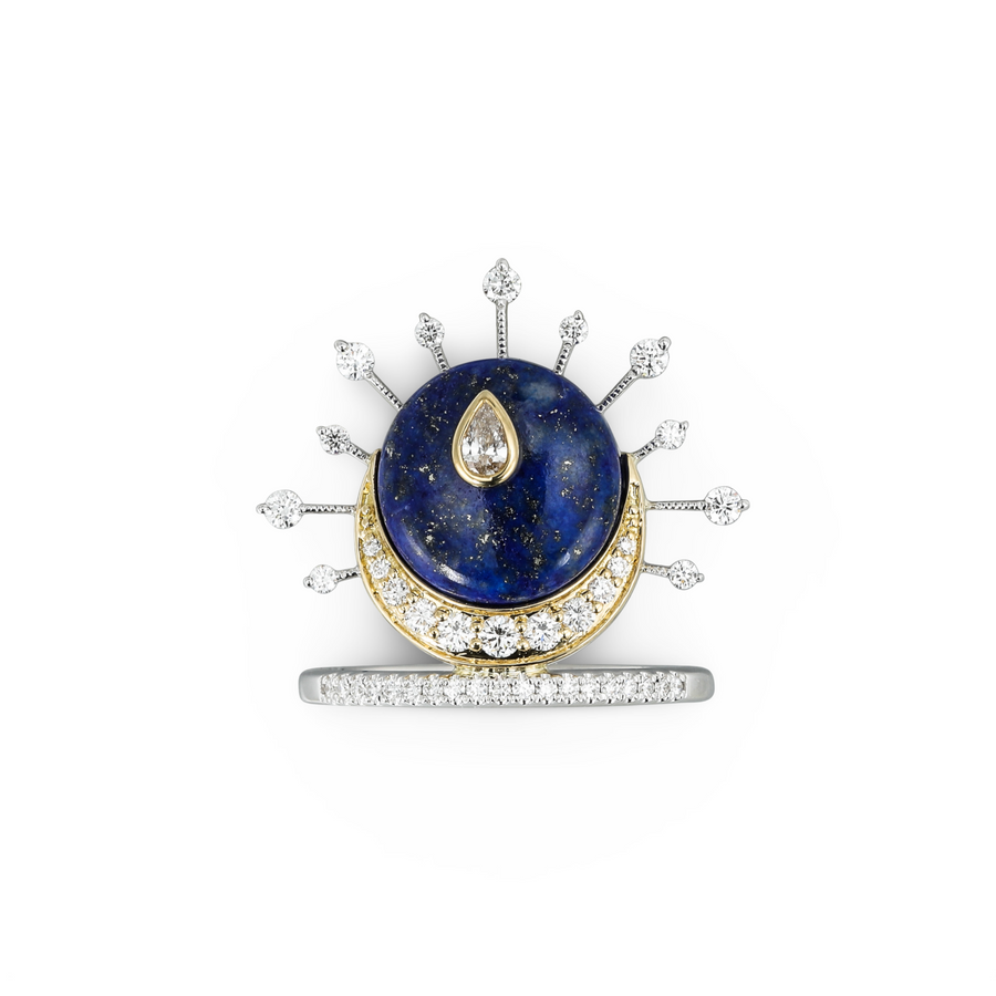 Mega Eclipse Lapis Lazuli Ring