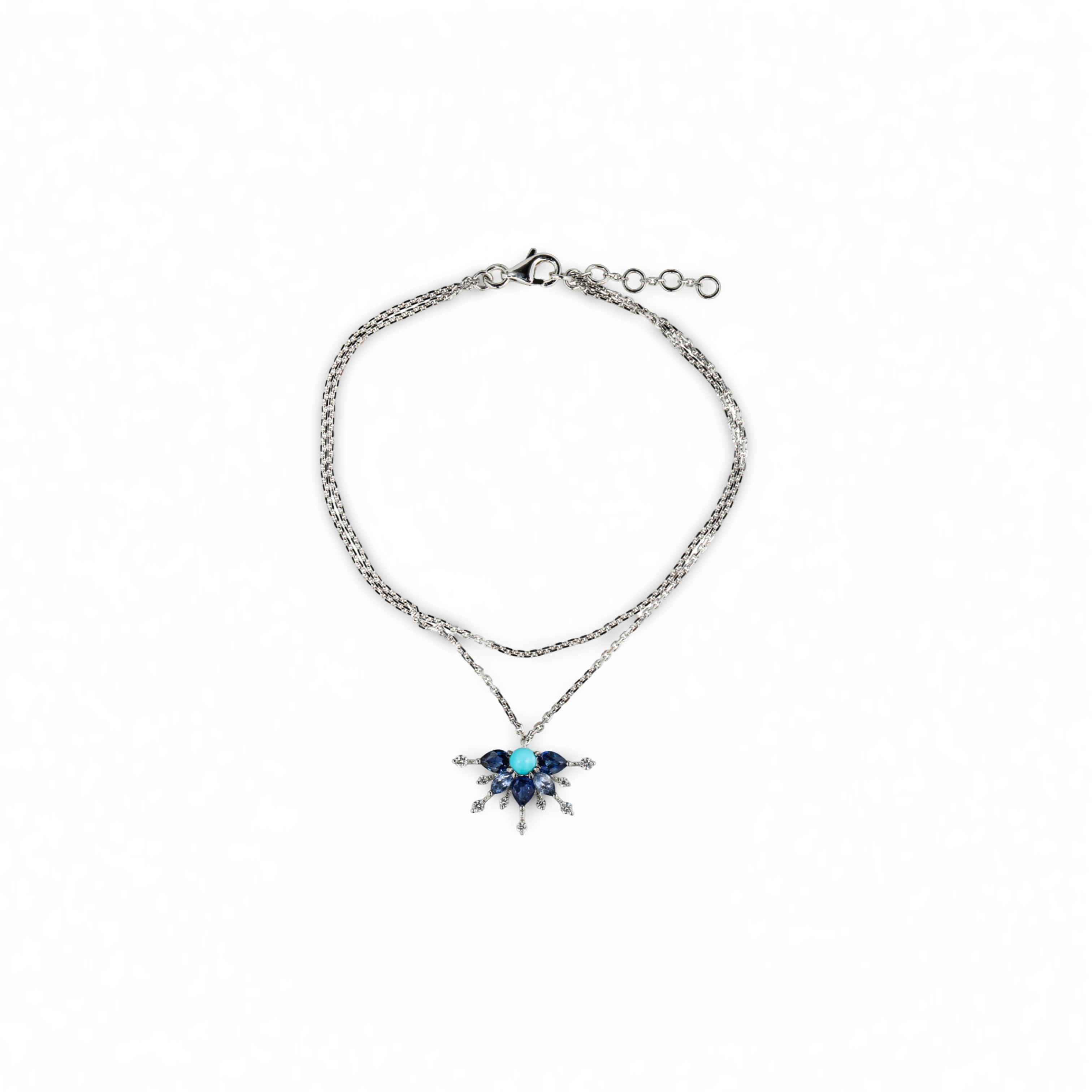 Single Blue Starburst Bracelet