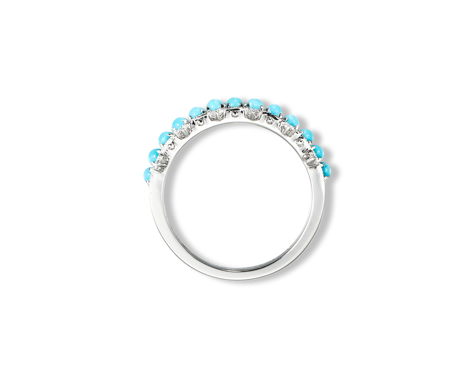 Crescent Turquoise Ring