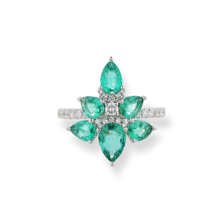 Enchanted Emerald Firefly Ring