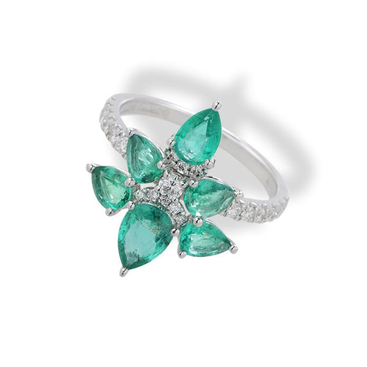 Enchanted Emerald Firefly Ring