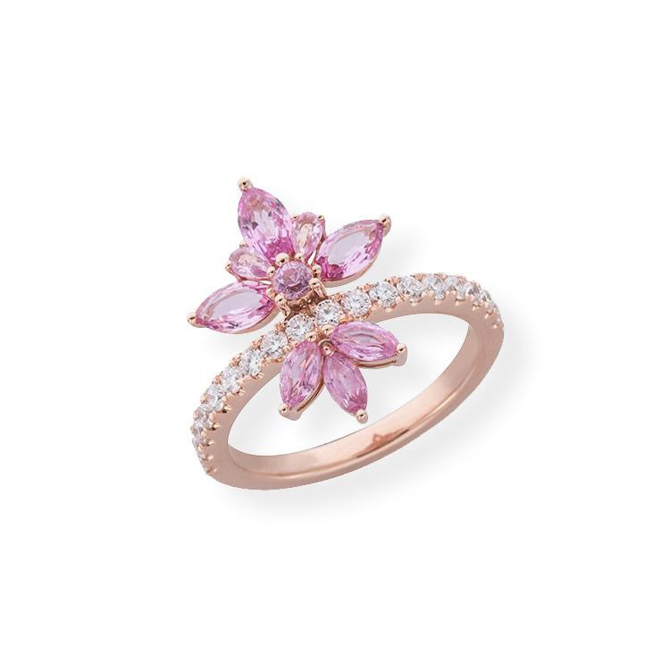 Pink Flower Ring (Standard)