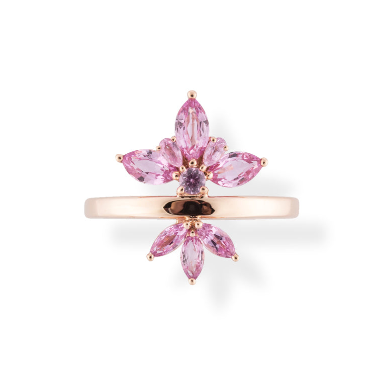 Pink Flower Ring (standard)
